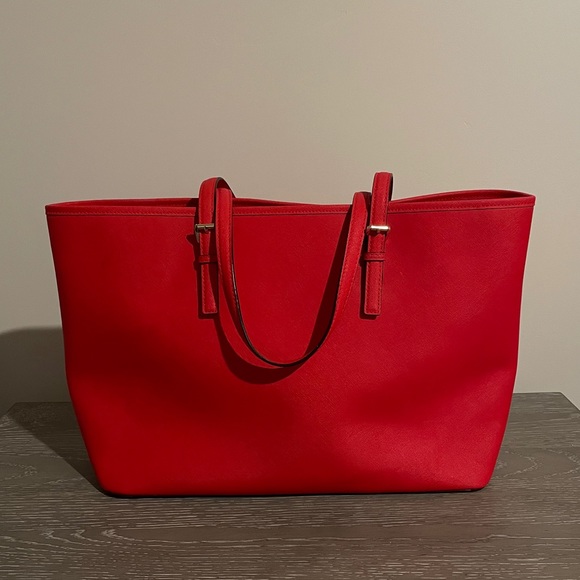 MICHAEL Micheal Kors Jet Set Leather Tote Bag - Picture 2 of 7